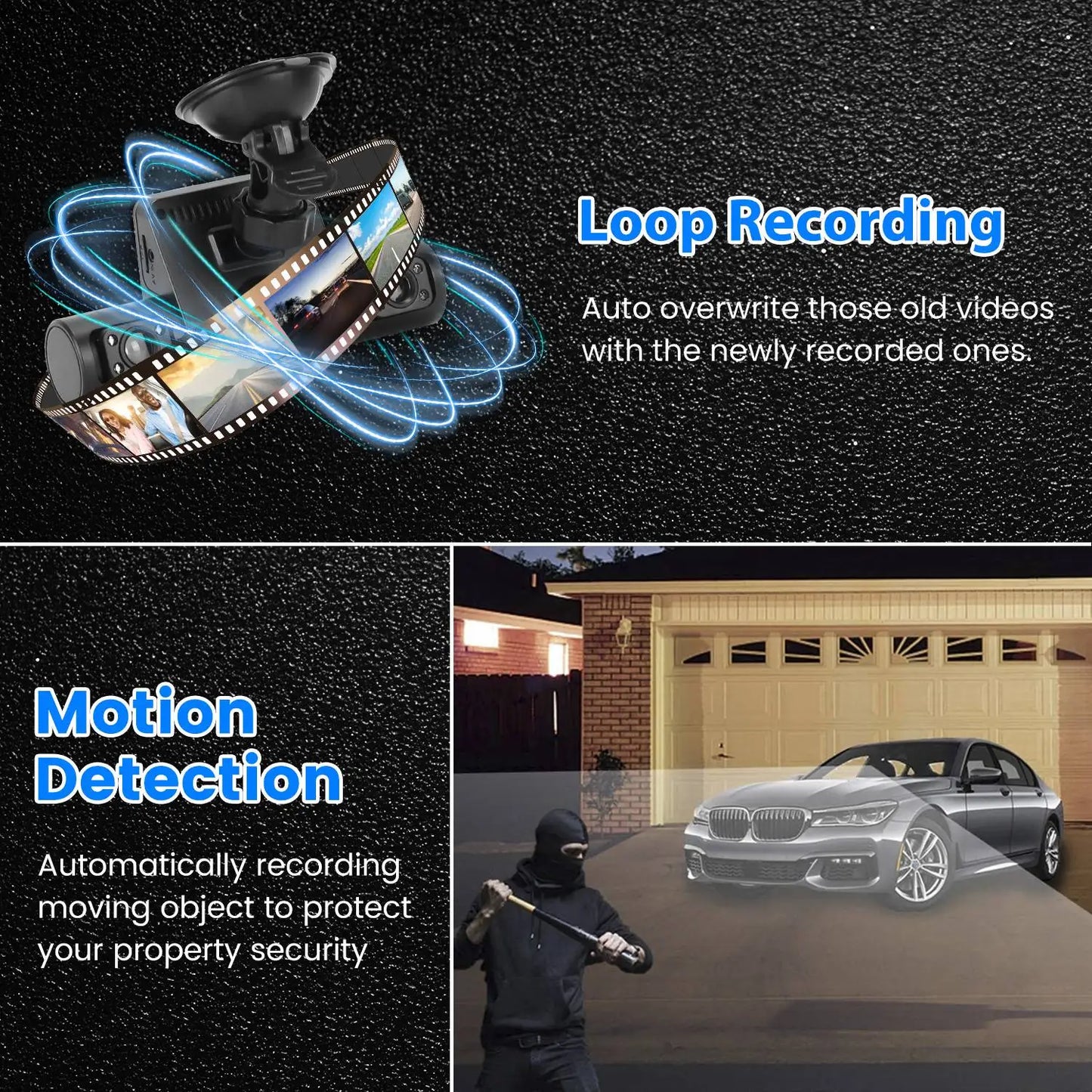 4 Channel 360 Dash Cam Front Rear IR Night Vision