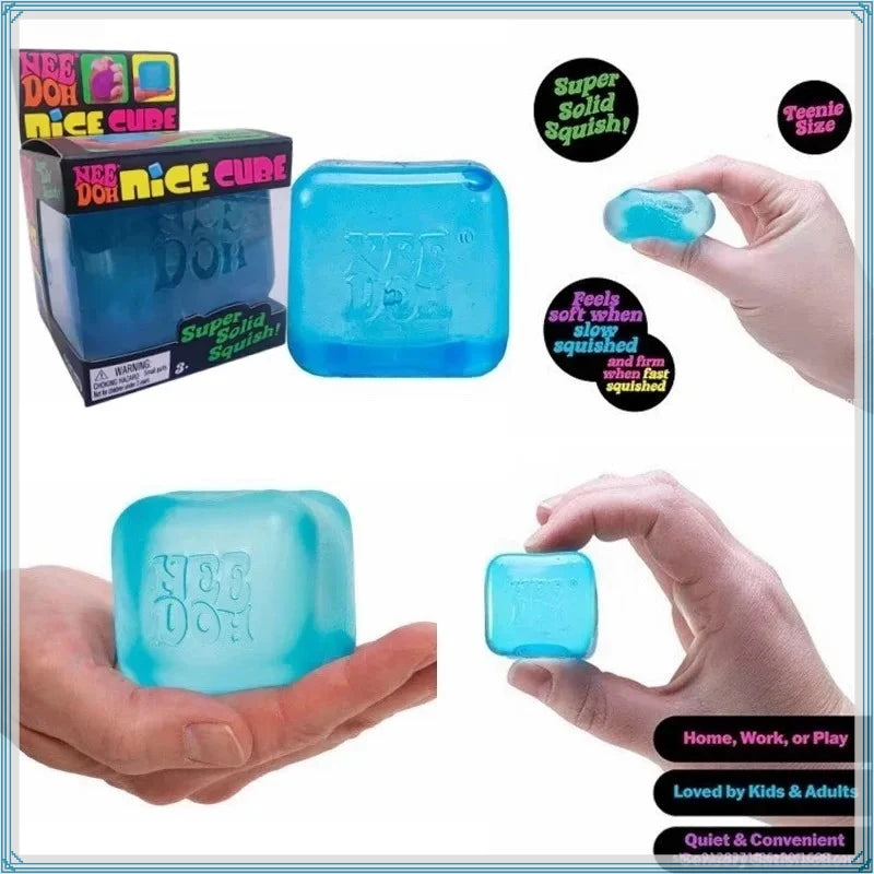 Needoh Nice Cube Sensory Stress Reliever Fidget Tool For Anxiety