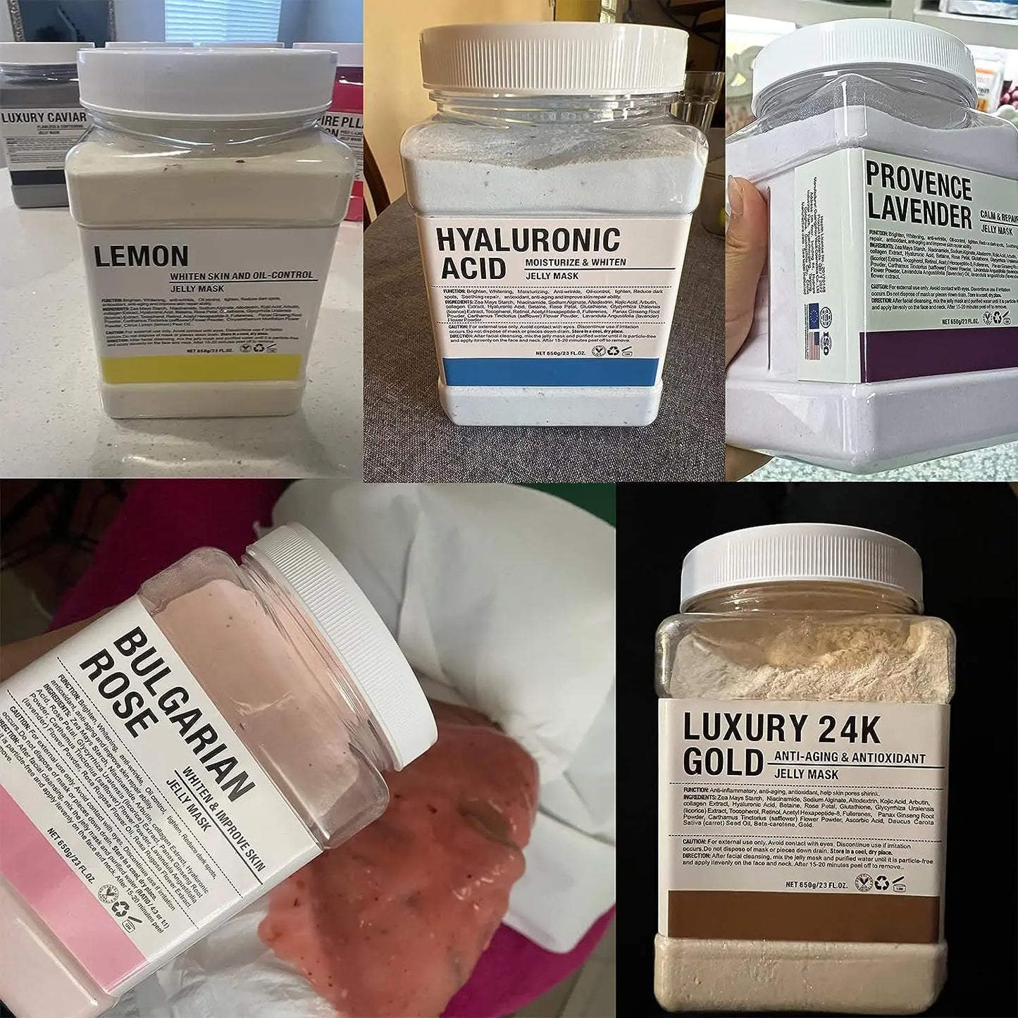 YMEYFAN Jelly Mask Powder 10pcs 650G Professional Facial Mask