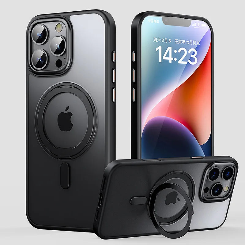 Fancan Ultra Magnetic iPhone 16 Case With Ring Stand