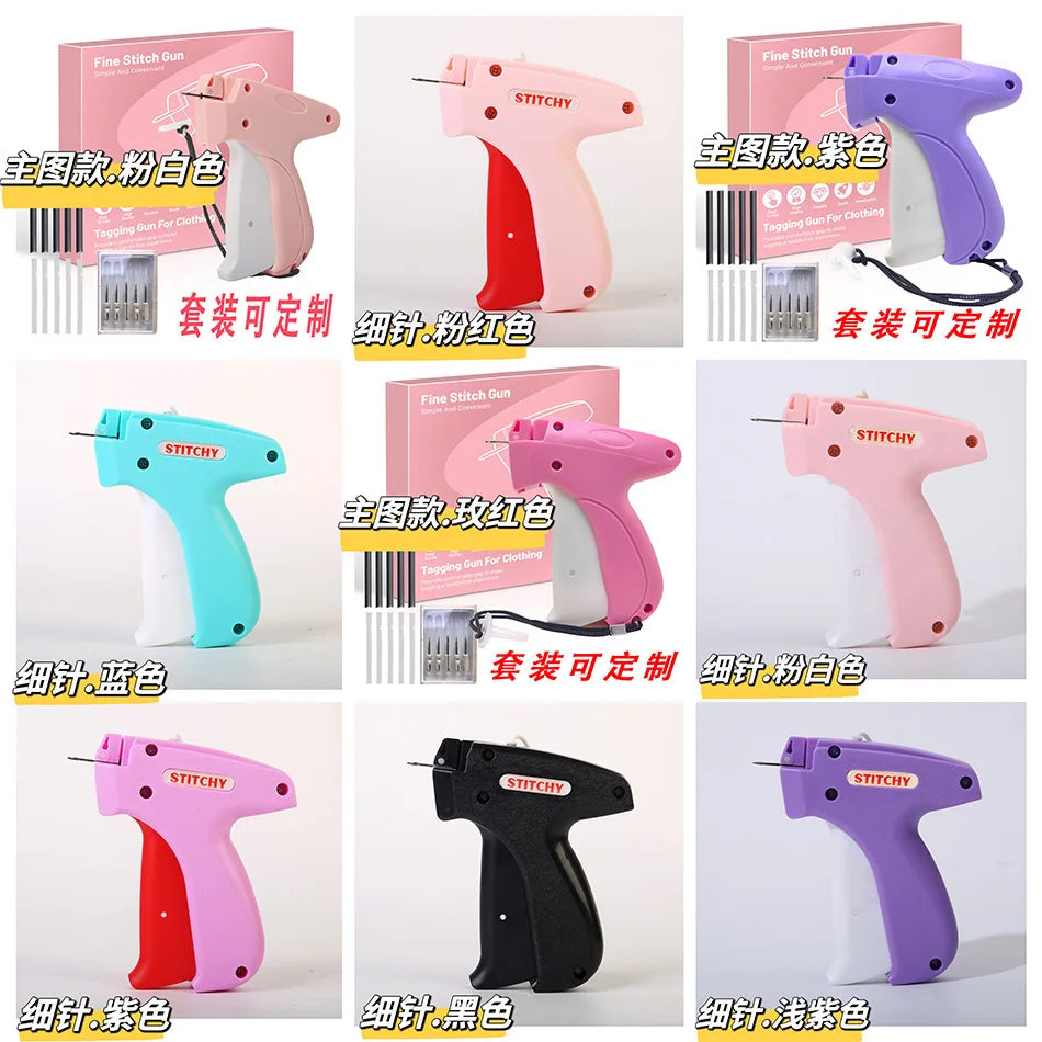 Quick Clothing Fixer Sewing Gun Handheld Garment Stitch Tool Quilt Holder Fastener Tag Fixing Tool for Clothes