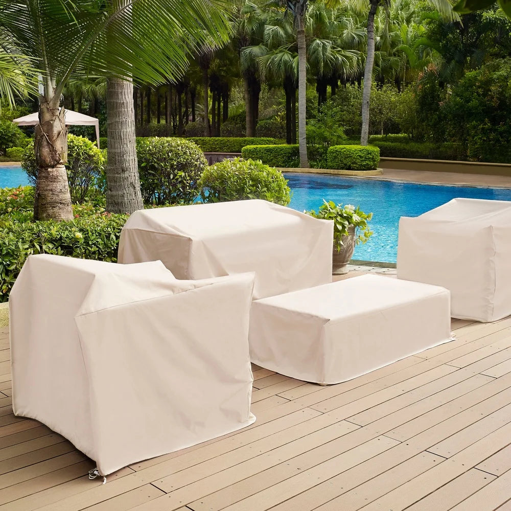 DUTRIEUX Outdoor Chair Cover Waterproof Sewn In Drawstrings