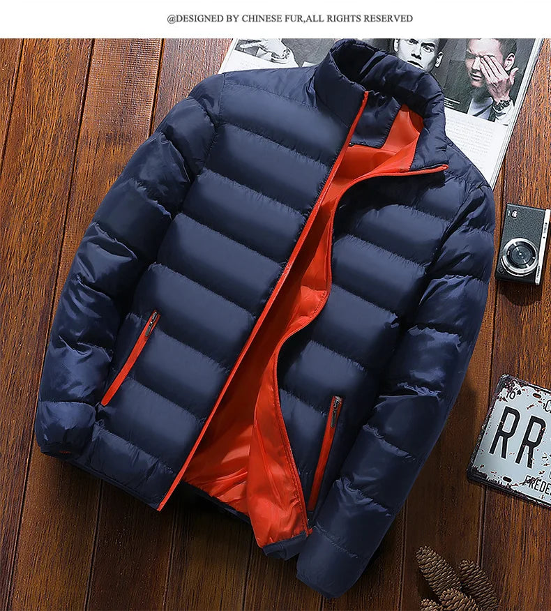 CN Winter Zip Jacket for Men and Women Cotton Outerwear