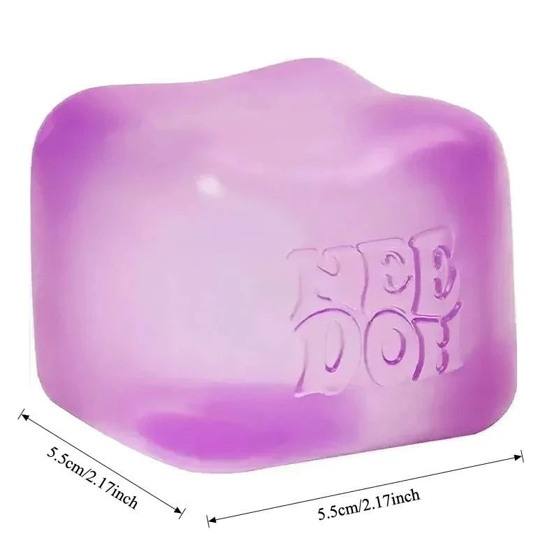 Needoh Nice Cube Sensory Stress Reliever Fidget Tool For Focus