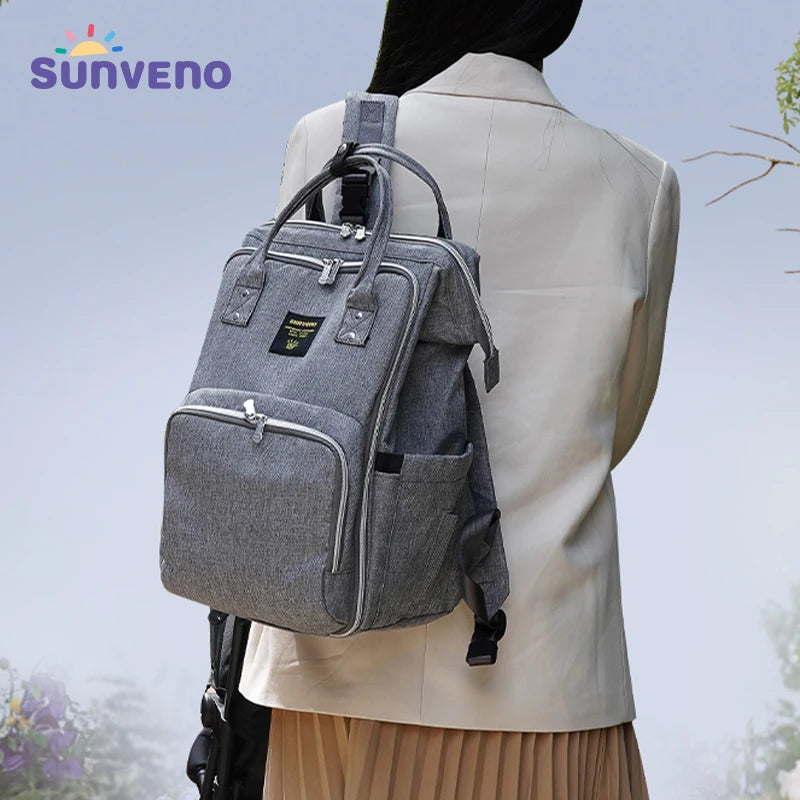 Sunveno Diaper Bag Backpack Multifunction Travel Bag