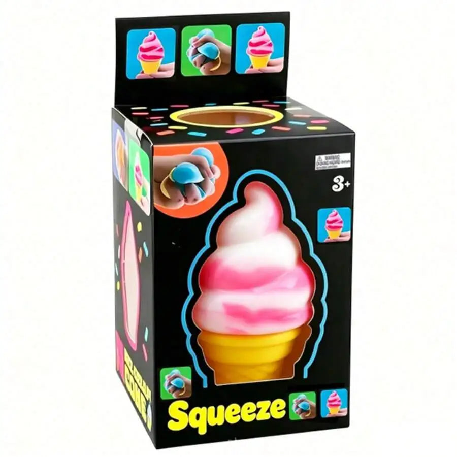 Ice Cream Pizza Squeeze Toy Sensory Stress Relief Gadget