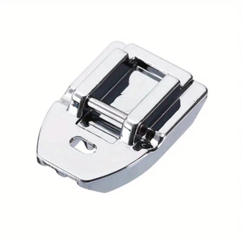 Silver Grey Invisible Zipper Foot - Easy Attachment, High Precision, Compatible with Singer, Brother, Janome, Babylock
