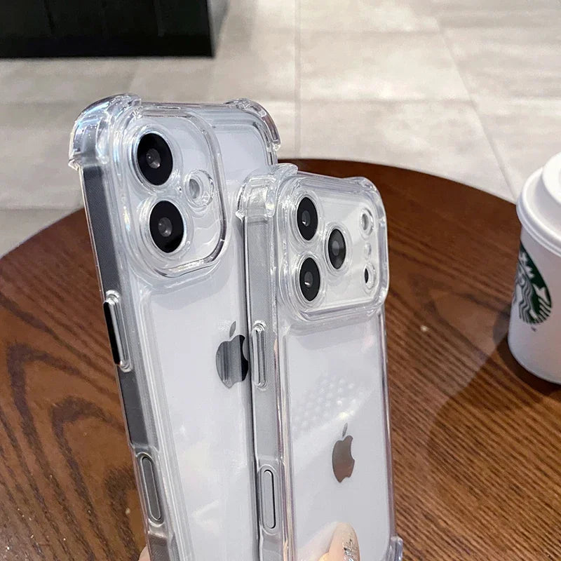 SUDVD Luxury Shockproof Clear Phone Case For iPhone 17 Pro