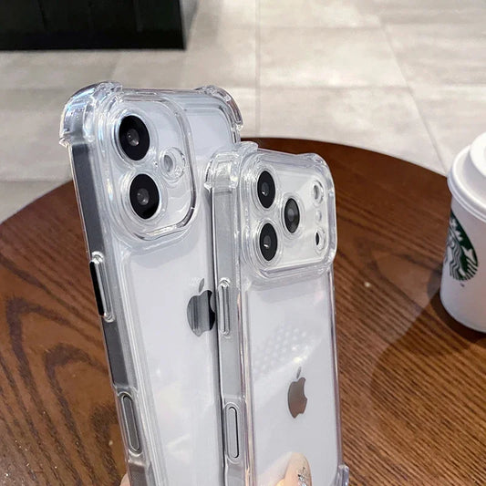 SUDVD Luxury Shockproof Clear Phone Case For iPhone 17 Pro