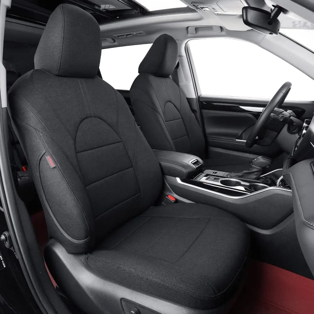 coverdream Polyester 4Runner Car Seat Covers Custom Fit for Toyota 4 Runner 5/7 Seats  SR/SR5/TRD Sport/TRD Off-Road/Limited Truck Seat Covers Full Set Breathable Polyester Seat Protect Covers