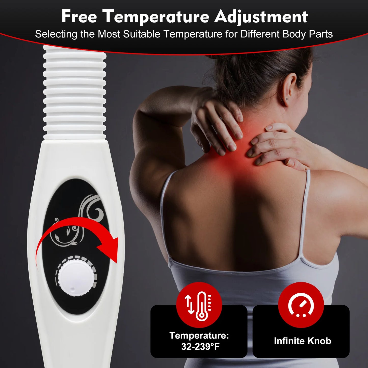 Hign-concerned Infrared Heat Lamp 275W Therapy Lamp With Stand