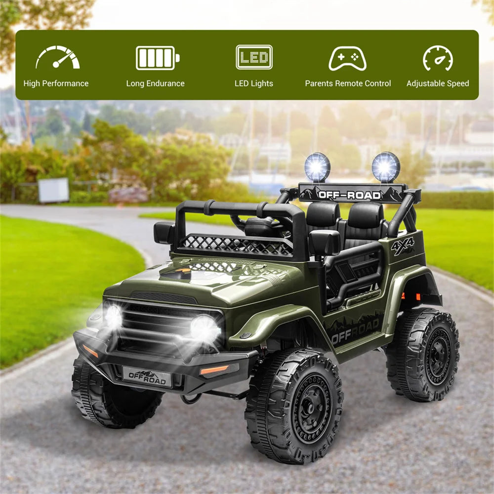 Ride On Kids 12V 2Seater Remote Control Electric Toy Truck