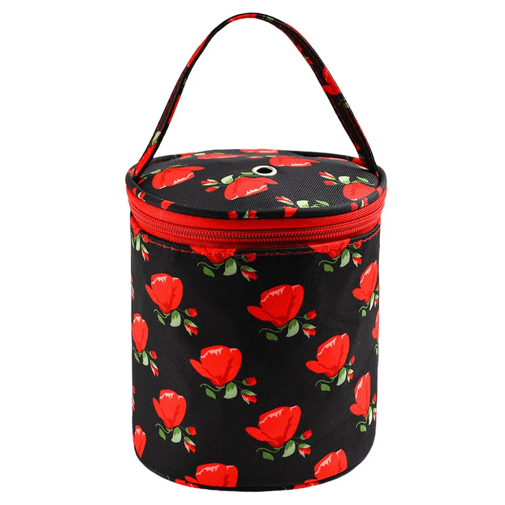 Oxford Crochet Bag With Handle Yarn Storage For Knitting Needles