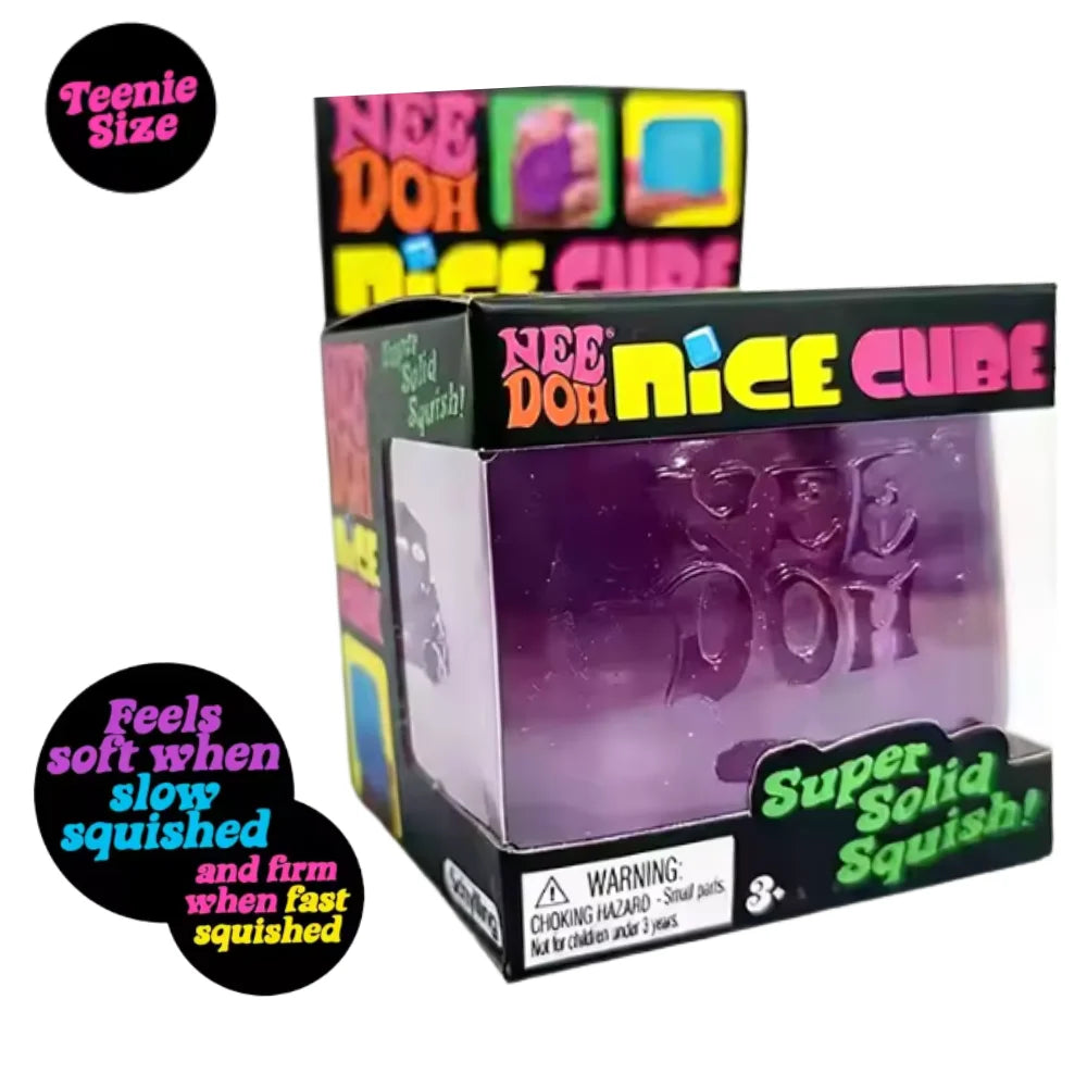 Needoh Nice Cube Sensory Toy for Anxiety Relief and Stress