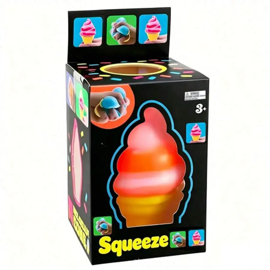 Ice Cream Pizza Squeeze Toy Sensory Stress Relief Gadget