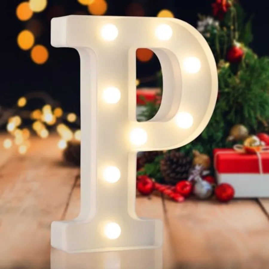 LED Marquee Numbers, 0-9 Light Up Letters, Battery Powered LED Letter Lights for Birthday Party, Christmas Night, Home, Bar, Gr