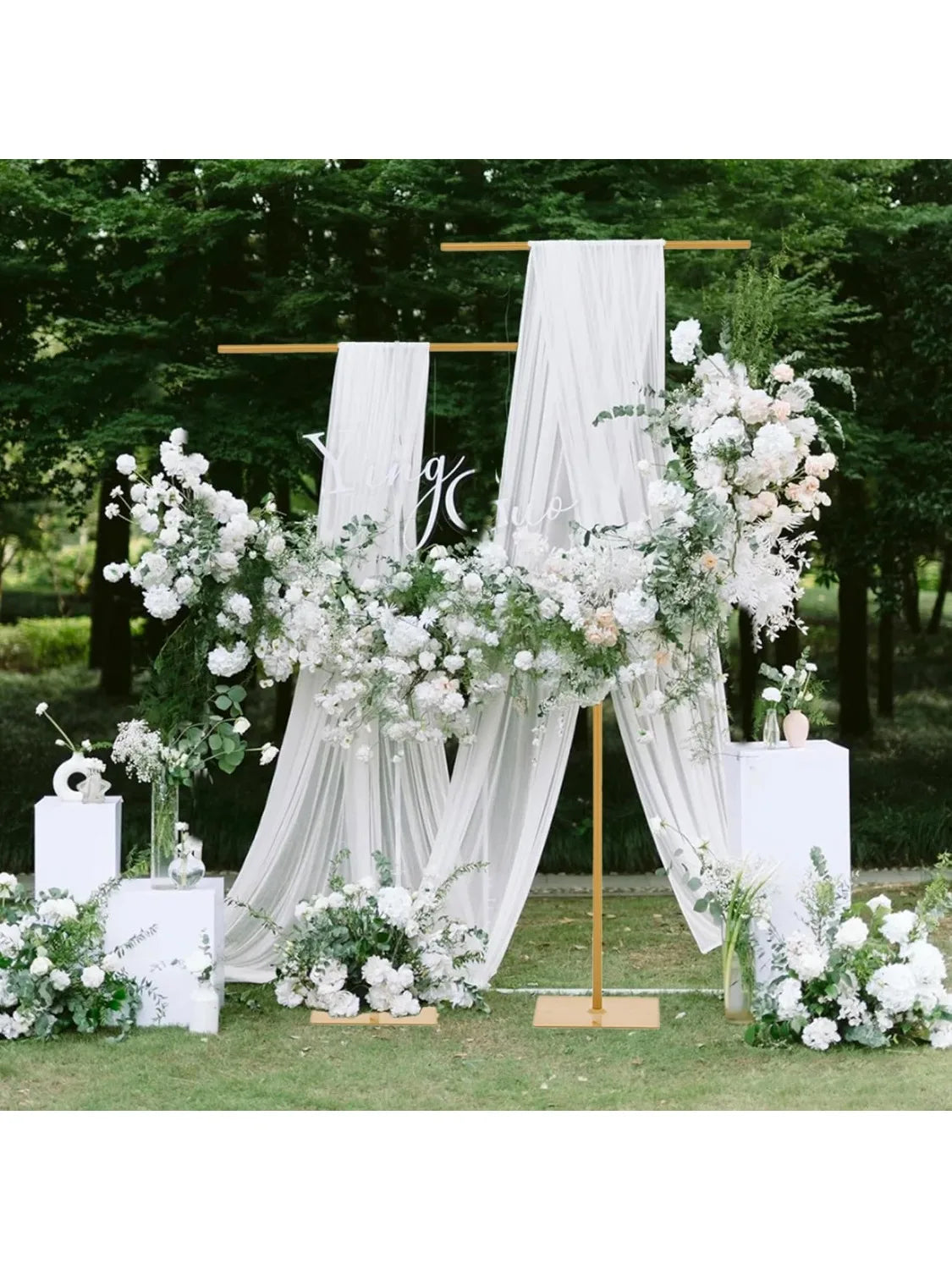 NONECN Wedding Backdrop Stand for Parties and Photoshoots