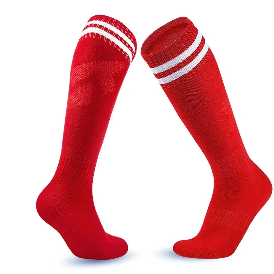 Loogdeel Knee High Soccer Socks Unisex Breathable Sports Socks