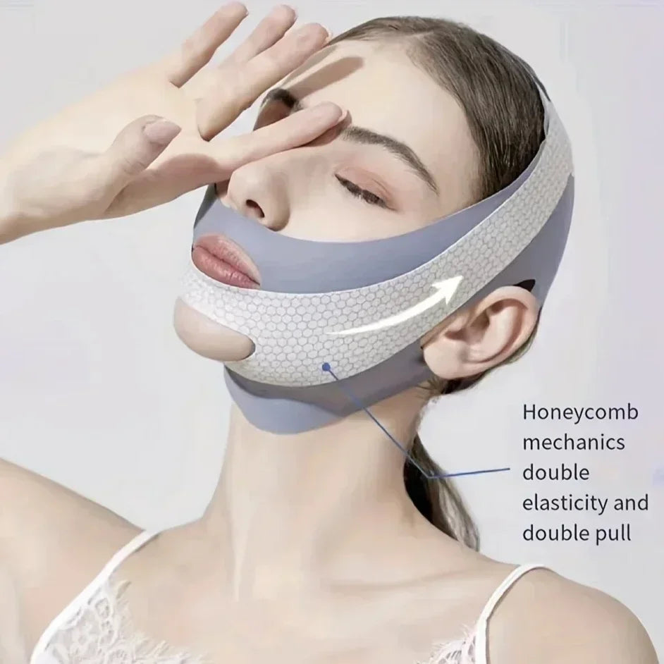 V Line Face Lifting Bandage Elastic Face Shaper for Jawline Double Chin Cheek Contour Support Women Facial Skin Care Tool