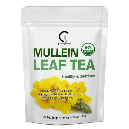 GPGP Greenpeople Herbal Mullein Leaf Tea Lung Cleansing Unobstructed Breathing Relieve Cough Detoxification Health Care