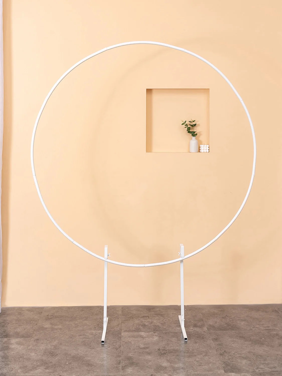 NONECN Iron Arch Balloon Stand Backdrop For Parties And Events