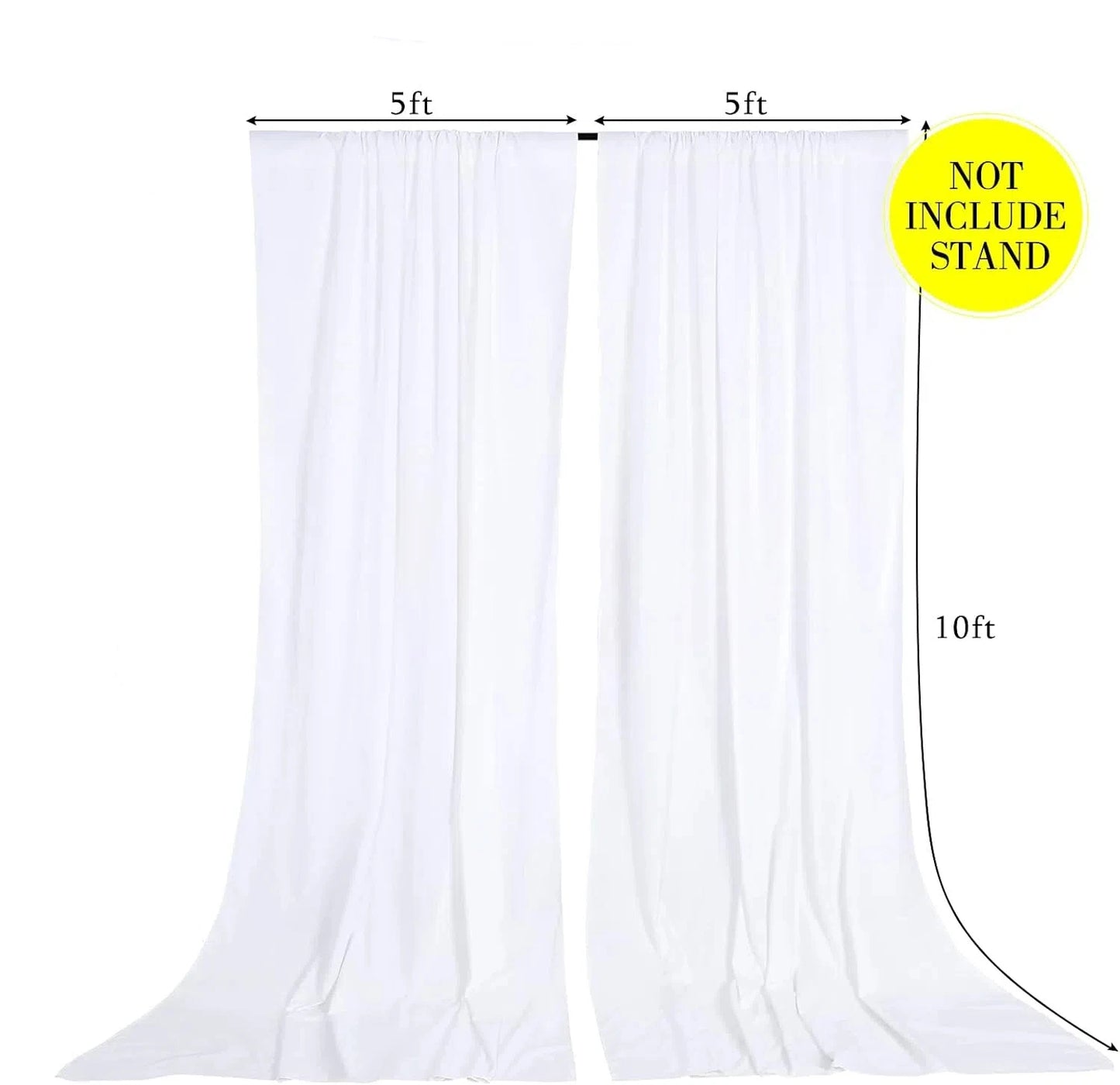 Polyester Wedding Backdrop Curtain For Parties And Events