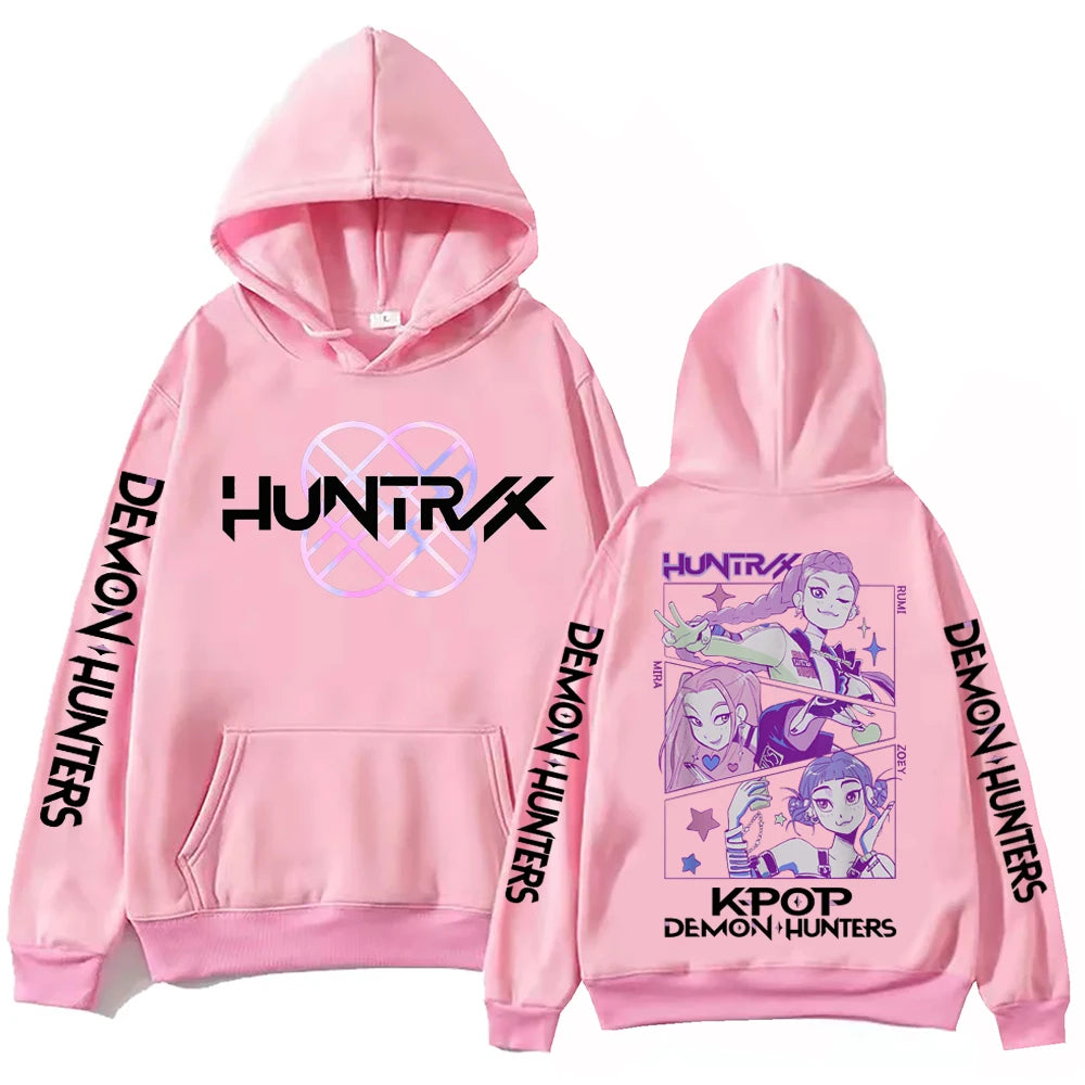 Autumn Anime Demon Hunters Hoodie Harajuku Sweatshirt