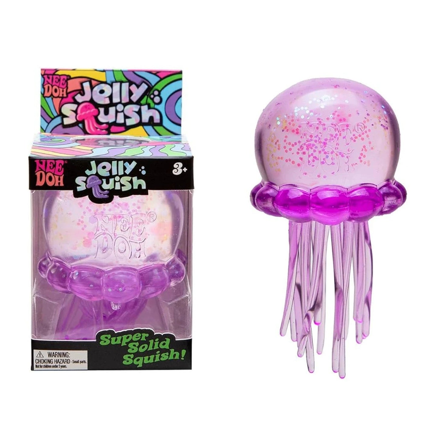 Confirmed Needoh Fuzz Ball Jellyfish Squishy Blind Box Series Various Colors Cute Jellyfish Modeling Stress Relief Relax Fun Toy