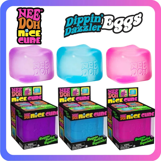 Needoh Nice Cube Sensory Stress Reliever Fidget Tool For Focus