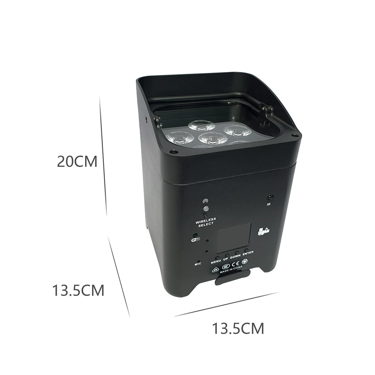 GOTSTAGE 6in1 Wireless RGBAW UV Par Light Stage Lamp