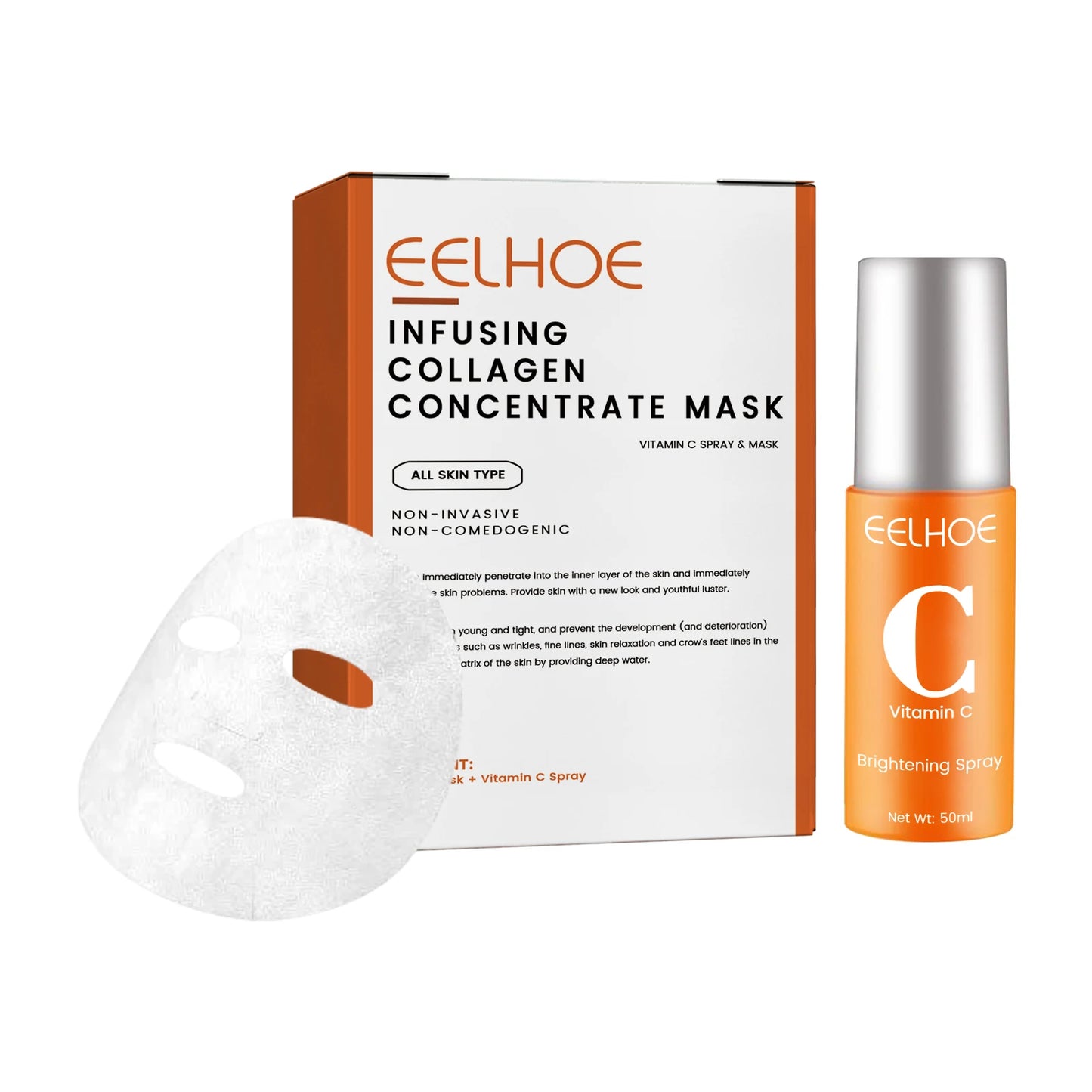 Eelhoe Collagen Mask Spray for Anti Aging Hydration and Brightening