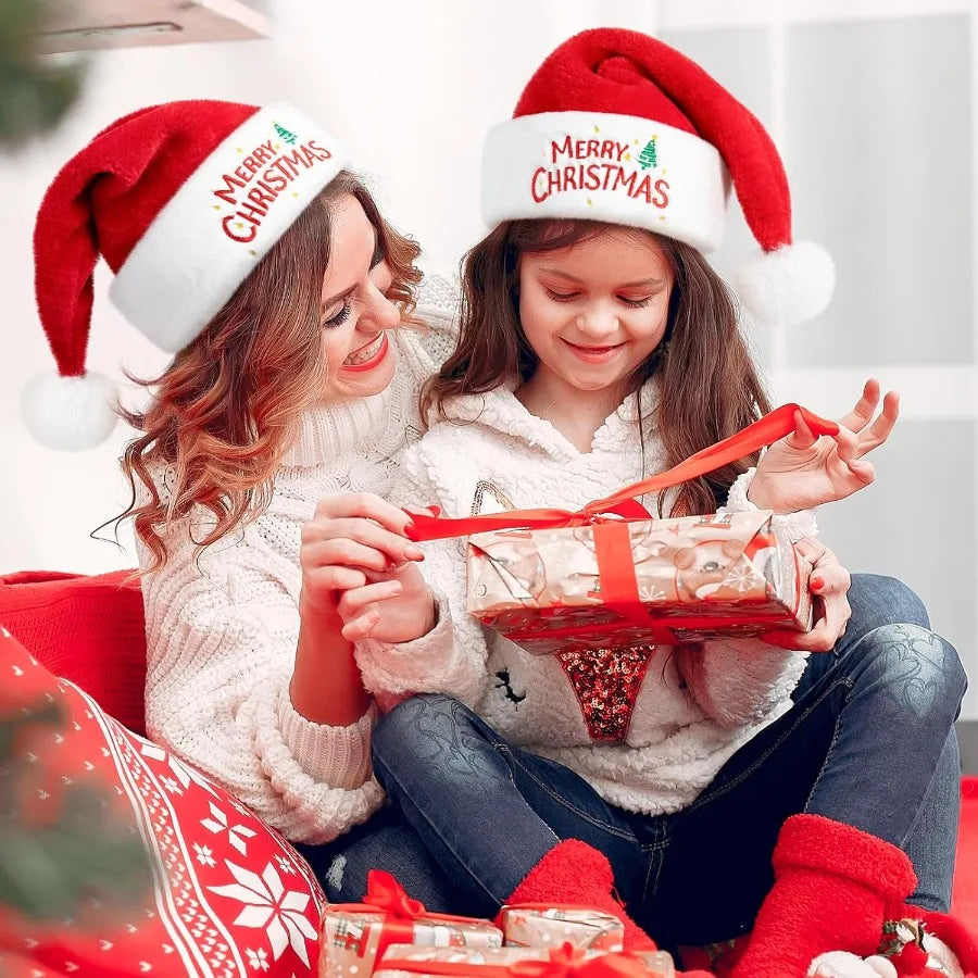 RJVW Baby Santa Hat Velvet Unisex Christmas Costume Accessory