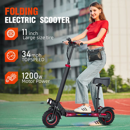 J11max electric scooter 1200W motor 48V18AH battery foldable e-scooter adult convenient mountain off-road electric scoote