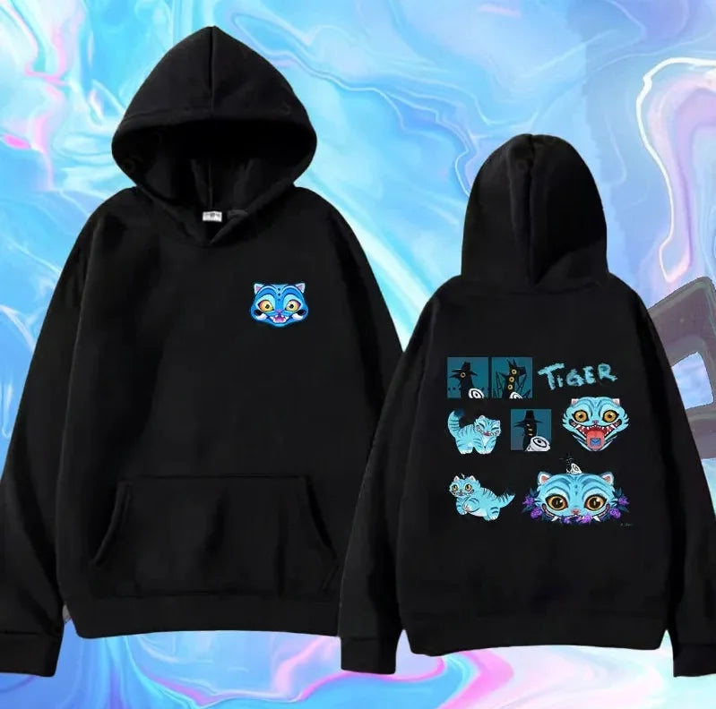 CN Anhui Devil Hunter Hoodie Y2K Streetwear Sweatshirt