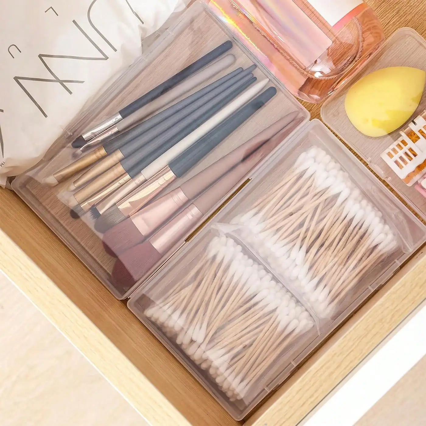 Clear Plastic Storage Boxes With Lids 28 Pack Craft Organizers