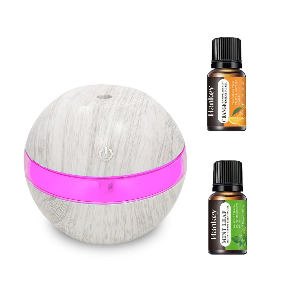 Miflame Humidifier 300ml Quiet Mist With Essential Oil Tray Office