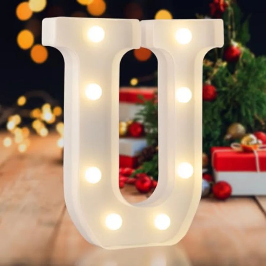 LED Marquee Numbers, 0-9 Light Up Letters, Battery Powered LED Letter Lights for Birthday Party, Christmas Night, Home, Bar, Gr