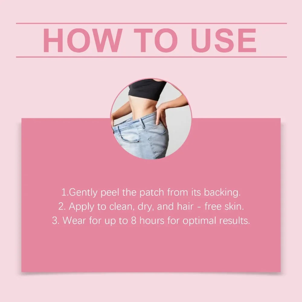 GLP-1 Body Patches, 30 Patches for Appetite Control and Metabolism Boost, Plant-Based Formula