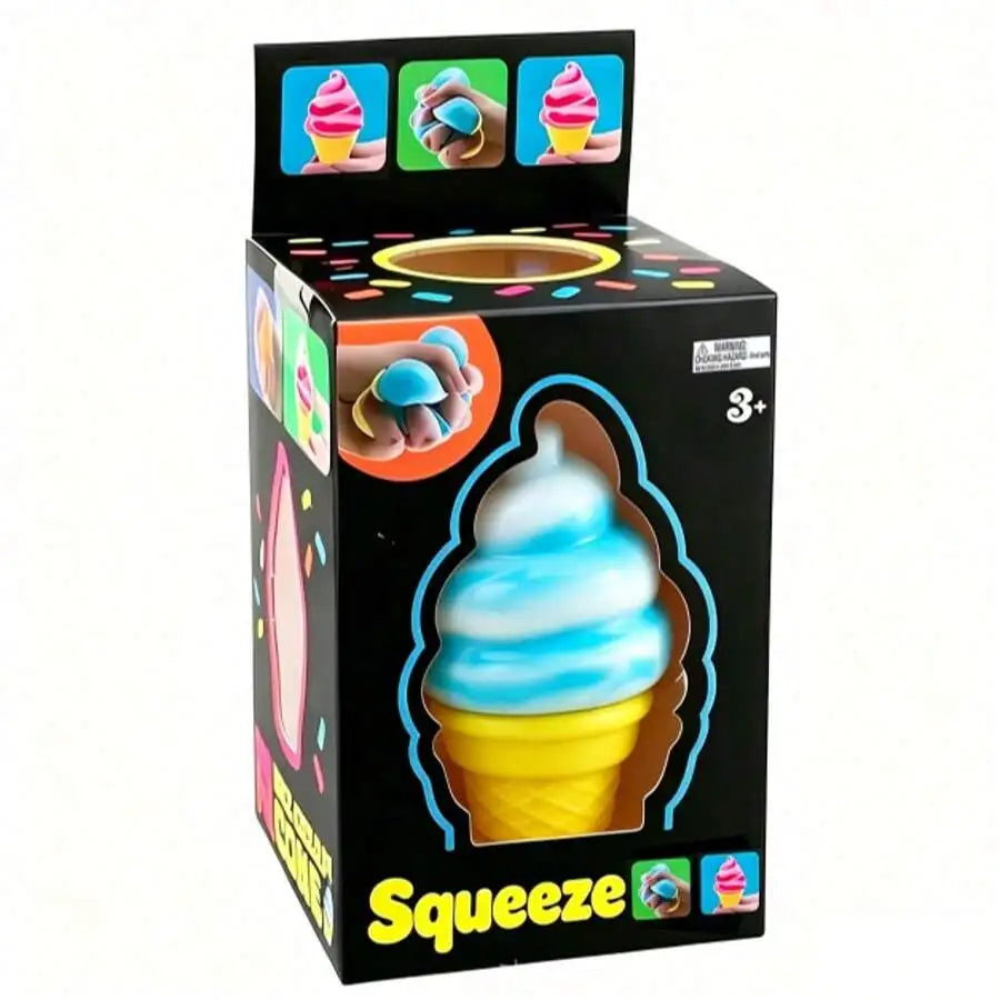 Ice Cream Pizza Squeeze Toy Sensory Stress Relief Gadget