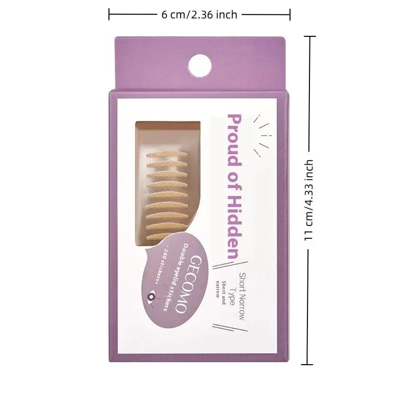Natural Invisible Double Eyelid Stickers 90 or 240 Count Long Lasting Big Eye Beauty Tapes for Single Eyelids