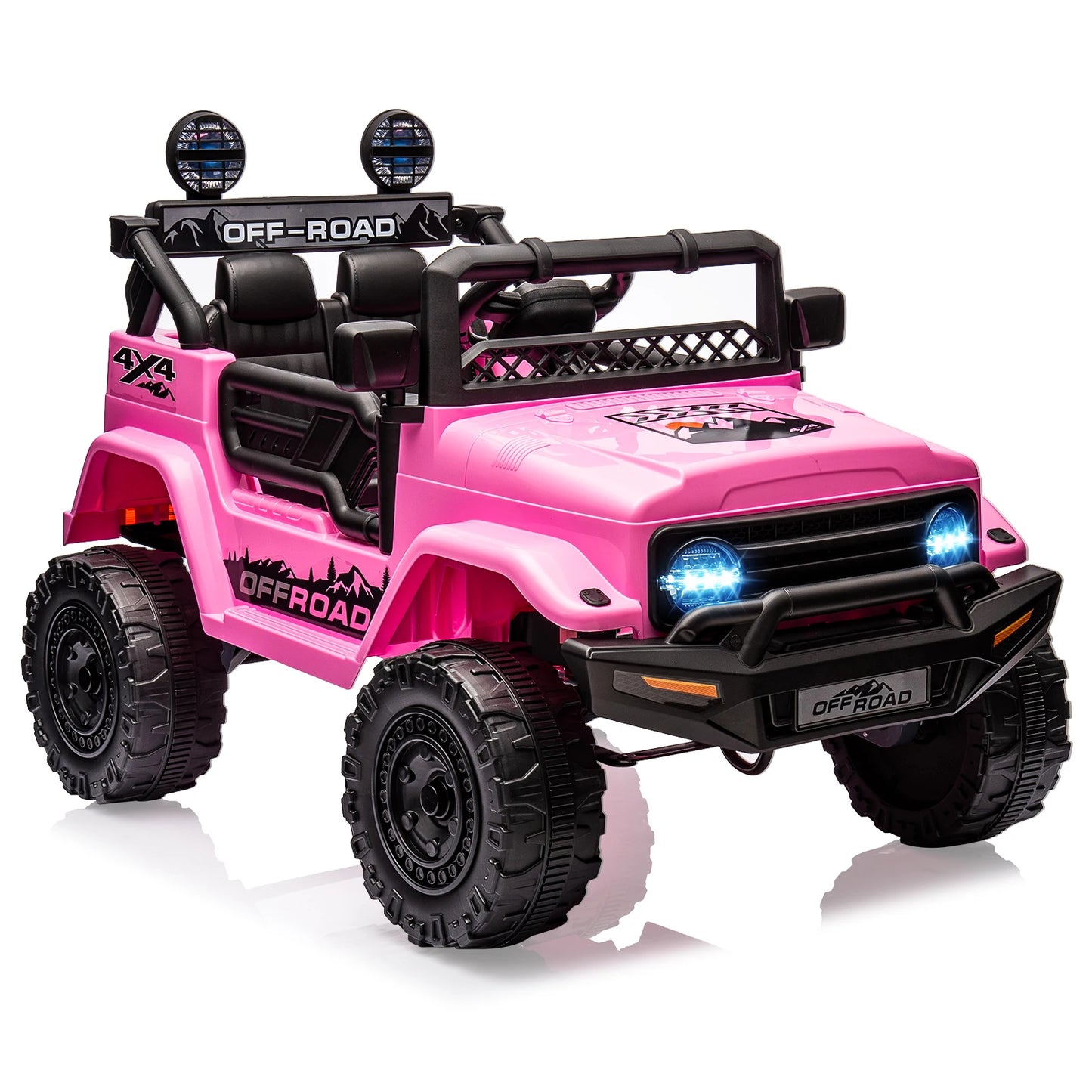 HiMISSE 12V Kids Ride On Truck With Remote Led Lights
