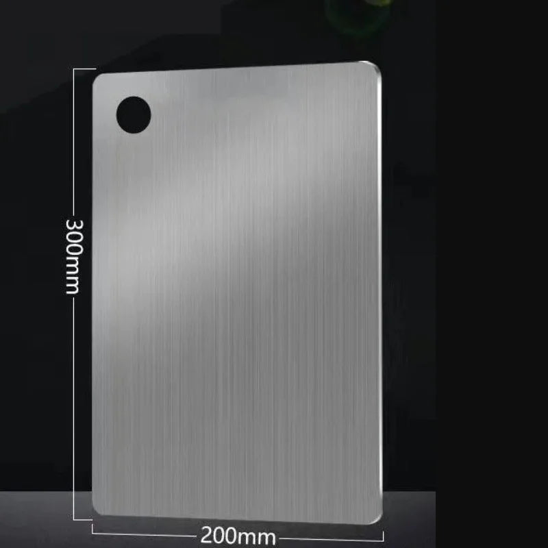 Stainless Steel Cutting Board 304 Double Sided Food Grade Portable