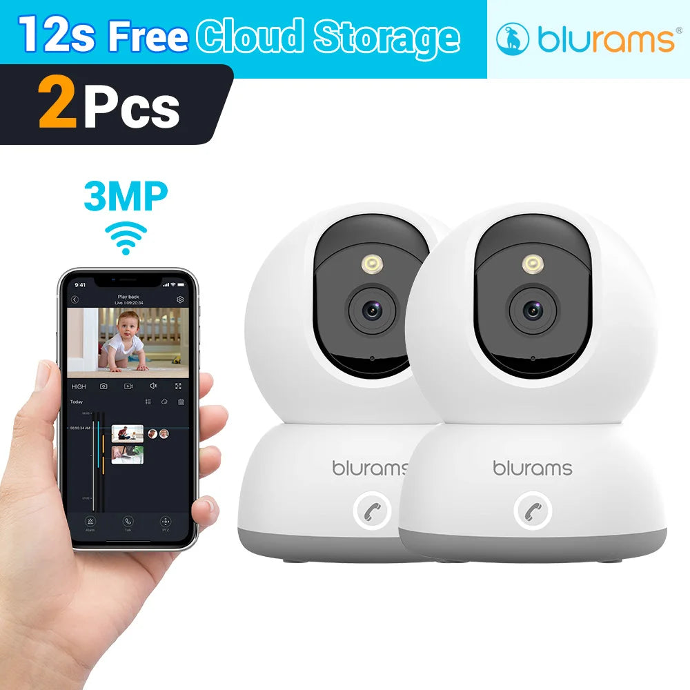 Blurams 2K HD Baby Monitor Camera With Motion Detection