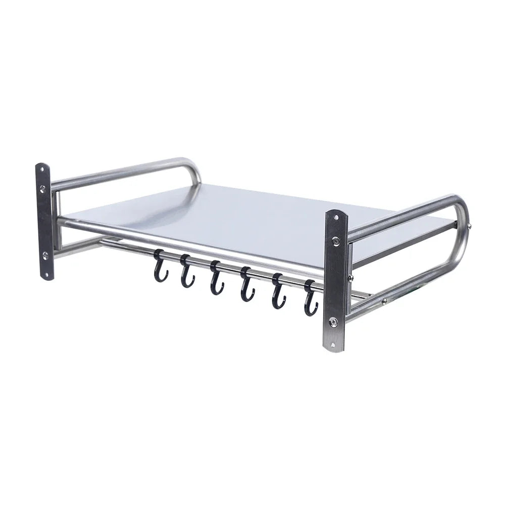 Stainless Steel Wall Mounted Microwave Oven Rack and Shelf