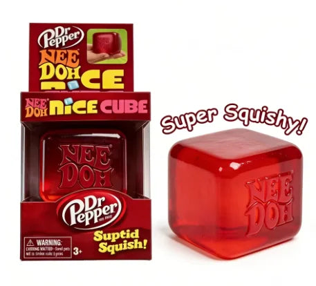 Glittery Waterdrop Shaped Squishy Sensory Toy For Stress Relief