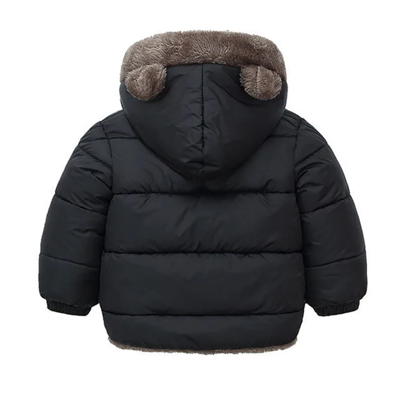 XJYIYUANLCCN Boys Hooded Padded Winter Jacket For Kids