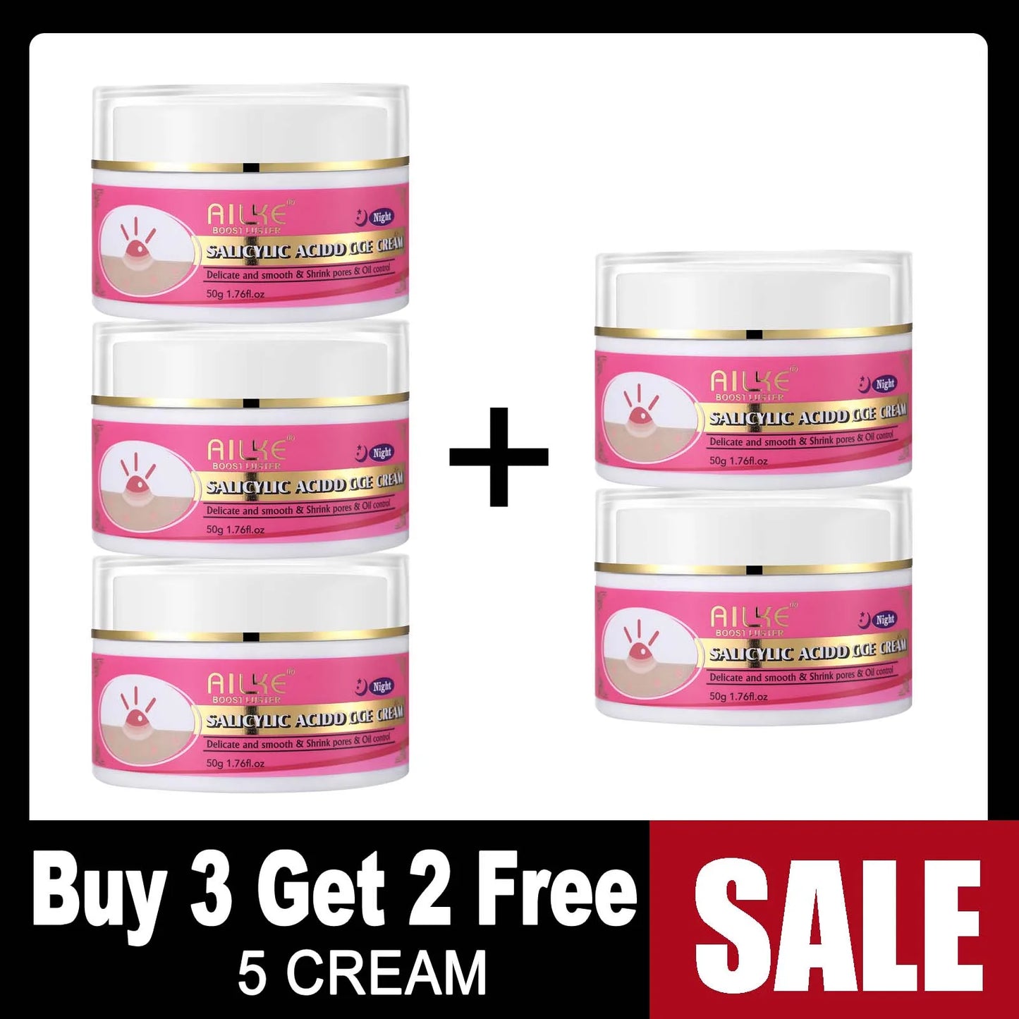 AILKE AHA Organic Brightening Set for All Skin Types