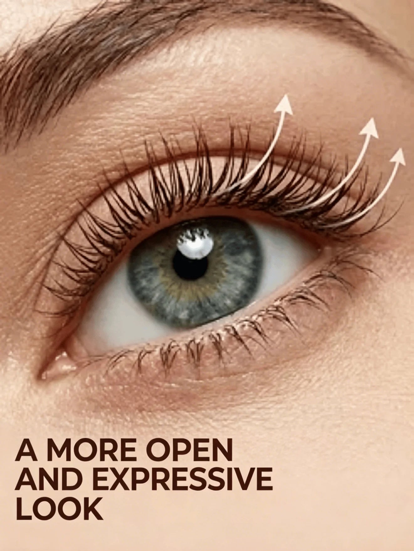 Women's mascara, eyelash growth and lengthening, eyelash care, eyebrow shaping