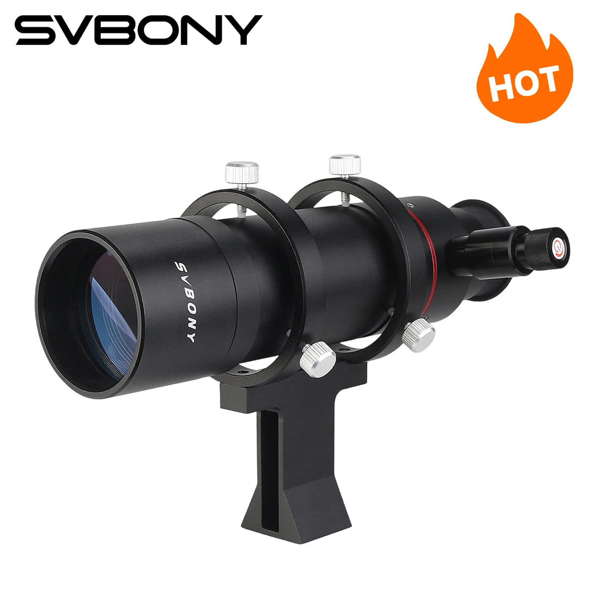 SVBONY SV208 Astronomical Telescope Finder Scope With Illuminated 8x50 Straight Through Correct Image