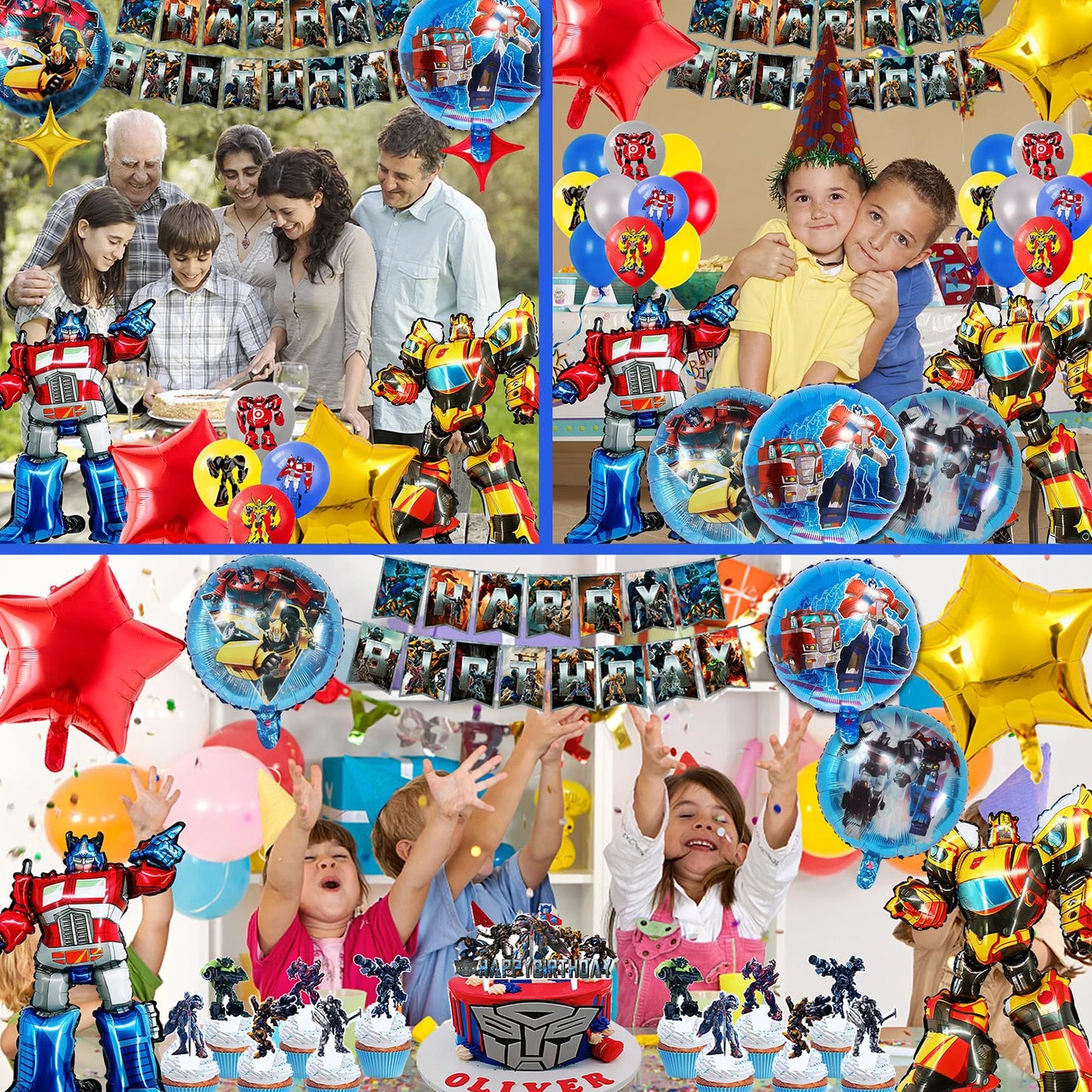 Hasbro Transformers Party Supplies Birthday Decorations Kit